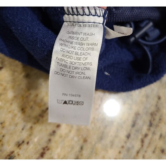 Vineyard Vines Mens Size XS Fleece Vest Blue Zip Up - Picture 6 of 12